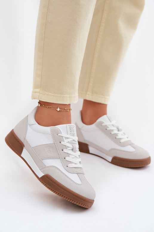 Sneakers Stilvollllschuhe Feminin Big Star TT274910 Zueiße Farbe