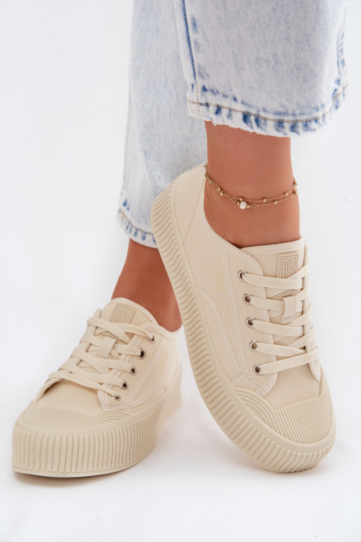 Freizeitschuhe mit einer Plattform Big Star TT274271 Beige