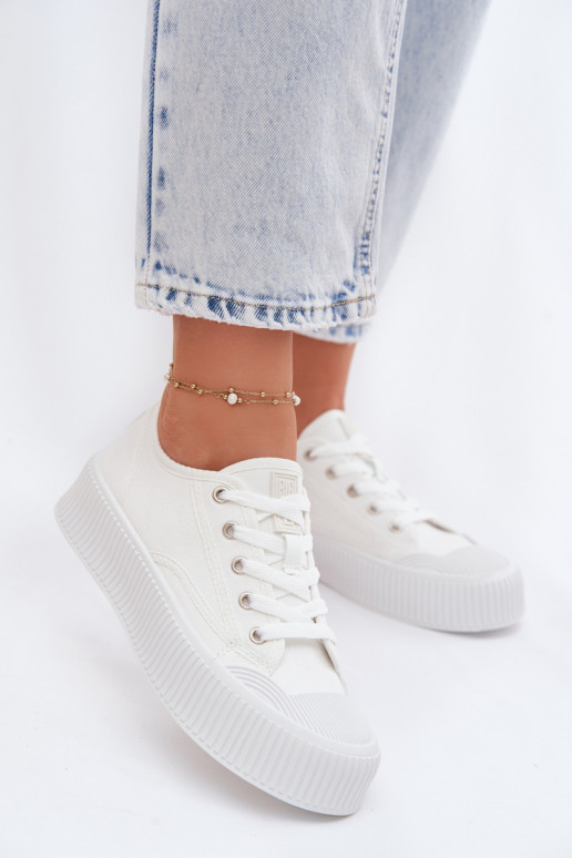 Freizeitschuhe mit einer Plattform Big Star TT274269 Zueiße Farbe