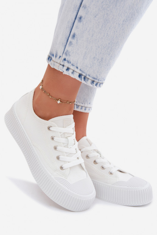 Freizeitschuhe mit einer Plattform Big Star TT274269 Zueiße Farbe