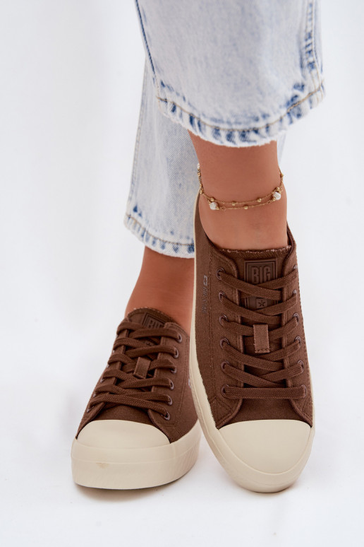 Freizeitschuhe Big Star TT274123 braune Farbe