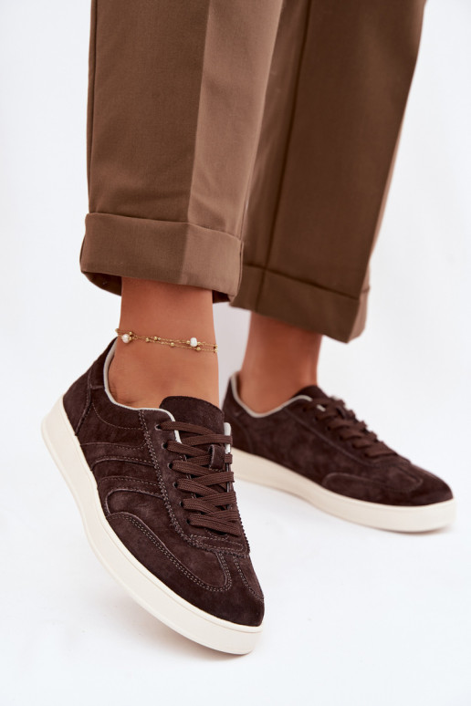 Sneakers Stilvollllschuhe aus INildleder Vinceza 95400 CzekoladoZue