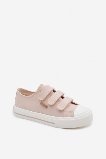Kinder-Freizeitschuhe mit Klettverschluss Big Star TT374174 sandfarben
