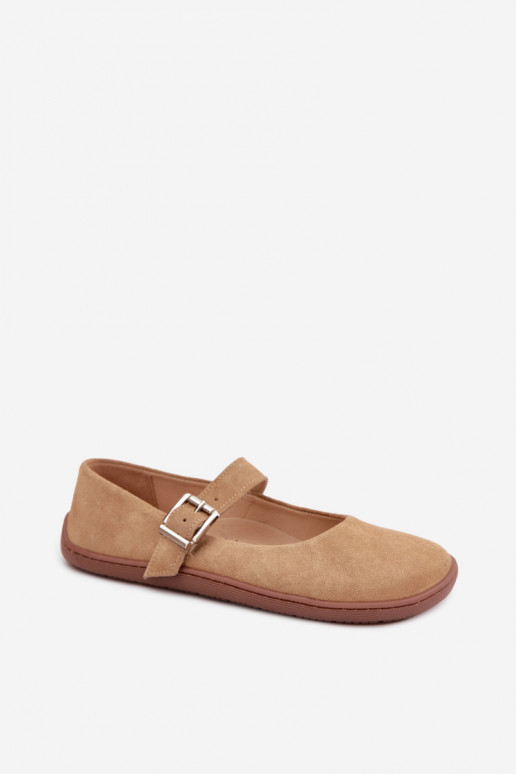 Ballerinas BarefootErmöglichtturalnego aus INildlederu Zazoo 316 Beige