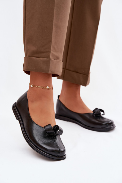 Haut Schuhe Feminin Zazoo 379 schZuarze Farbe