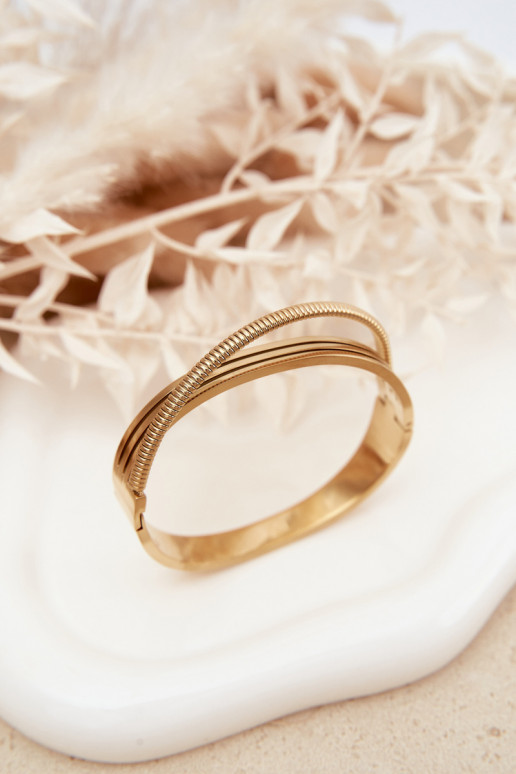 Feminin Ein Armband aus Edelstahl goldene Farbe