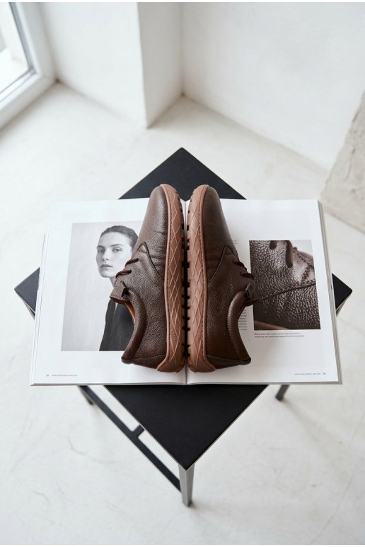 Haut Schuhe Barefoot Feminin Zazoo 10189 CzekoladoZue