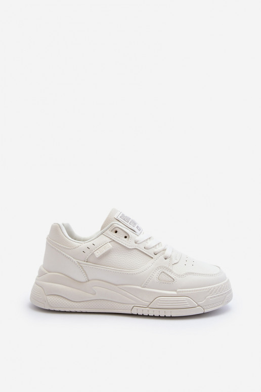 Feminin Sneakers Stilvollllschuhe Big Star NN274667 Zueiße Farbe