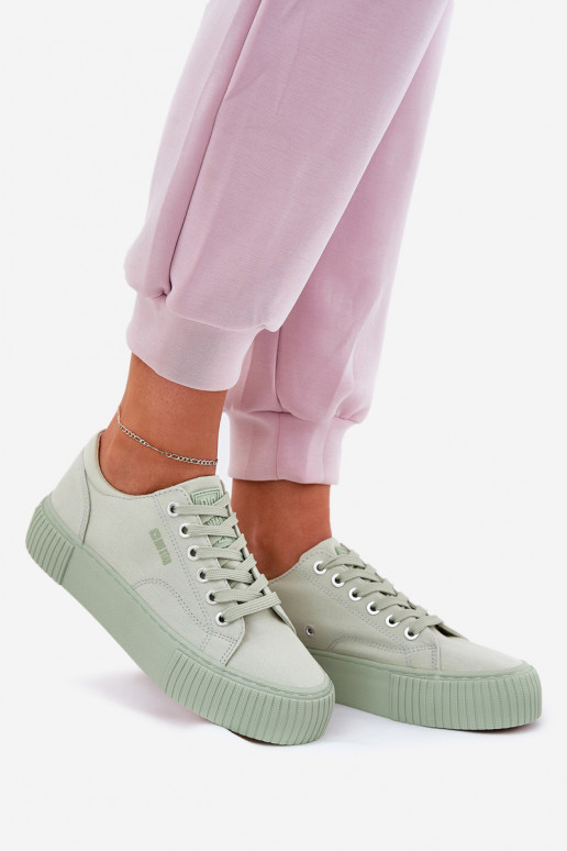  Freizeitschuhe Big Star RR274408 grüne Farbe