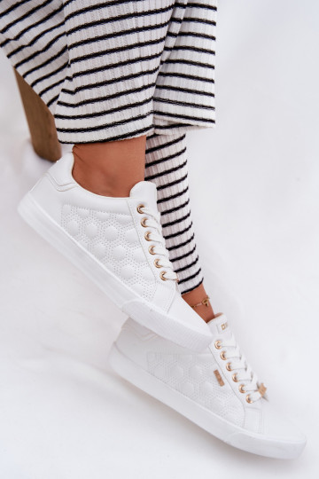 Kunstleder-Freizeitschuhe Big Star RR274322 weiß 2