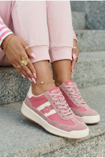 Sneakers Stilvollllschuhe Feminin Big Star TT274160 pinke Farbe 2