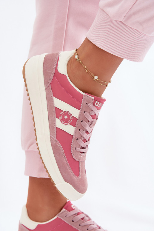 Sneakers Stilvollllschuhe Feminin Big Star TT274160 pinke Farbe