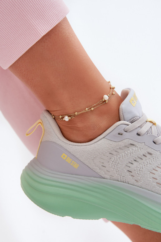 Turnschuhe Feminin Big Star TT274048 graue Farbe