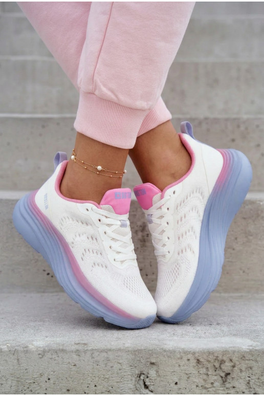 Turnschuhe Feminin Big Star TT274046 Zueiße Farbe