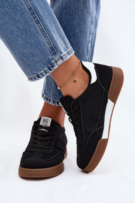 Sneakers Stilvollllschuhe Feminin Big Star TT274909 schZuarze Farbe