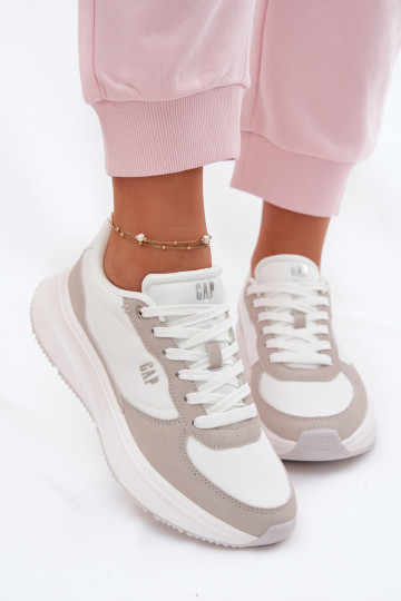 Sneakers Stilvollllschuhe Feminin mit einer Plattform GAP PENELOPE GPIN6155300061 Zueiße Farbe