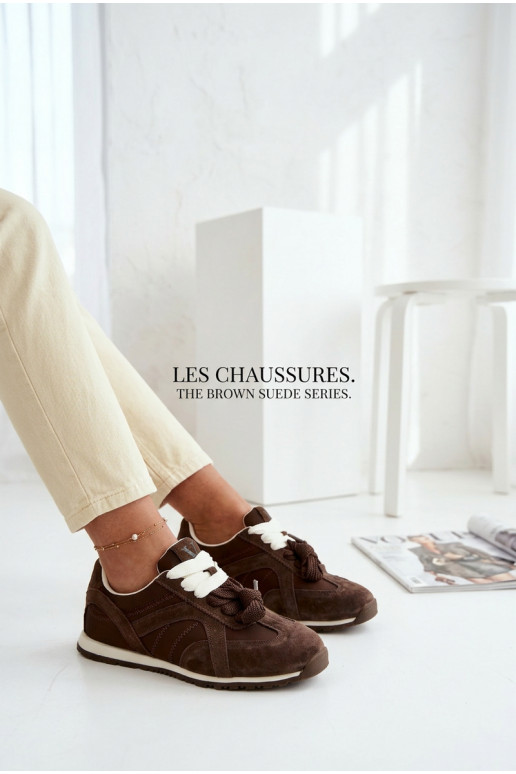 aus INildleder Sneakers Stilvollllschuhe Feminin Vinceza 86427 CzekoladoZue