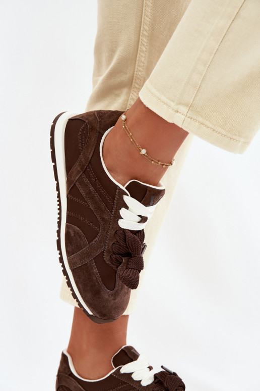 aus INildleder Sneakers Stilvollllschuhe Feminin Vinceza 86427 CzekoladoZue