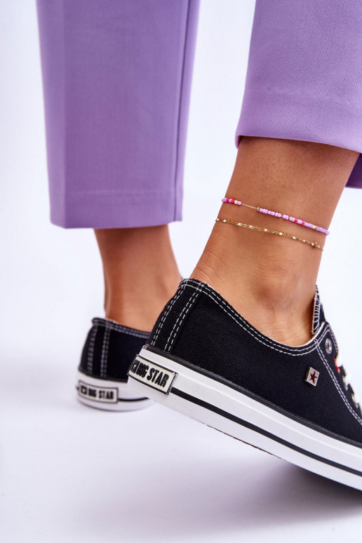 Frauen Schuhe Big Star T274023 schZuarze Farbe