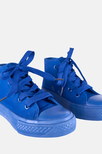 Blaue Kinder-Sneaker über dem Knöchel Laly
