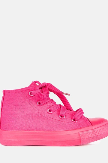 Rosa Kinder-Sneaker über dem Knöchel Jutta 2