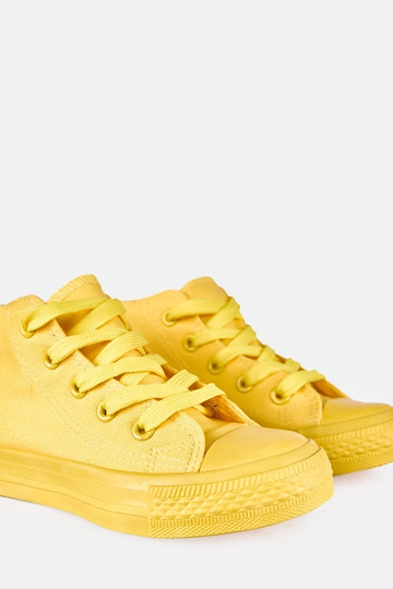 Gelbe Kinder-Sneaker hoch Laly 2