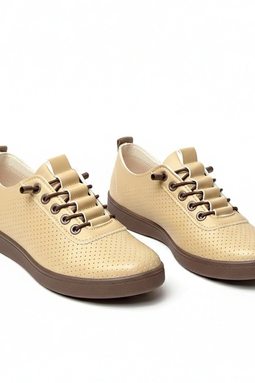 Sandfarbene einlegbare perforierte...