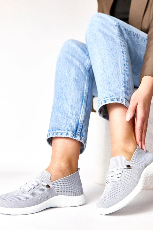 Graue Damensportsneaker Léa