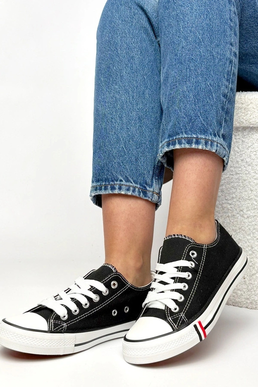 Schwarze Alltagssneaker Manon