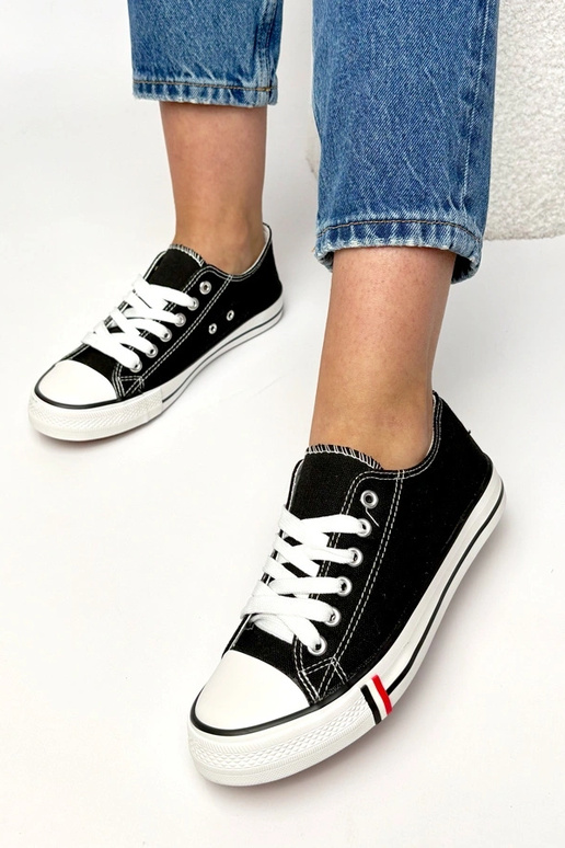 Schwarze Alltagssneaker Manon