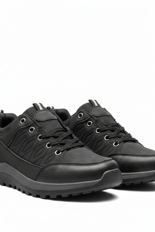Schwarze Herren Sportschuhe Leo