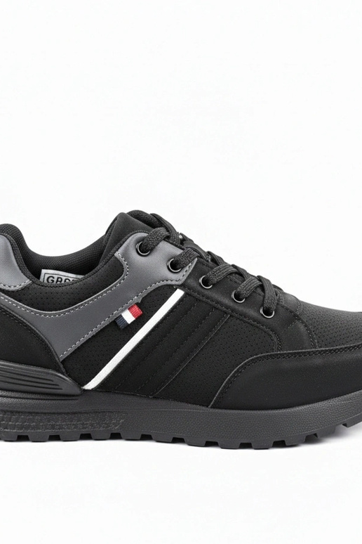 Schwarze Herren-Alltags-Sneaker Ethan
