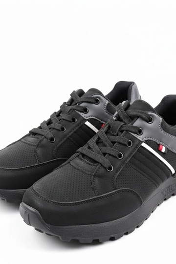 Schwarze Herren-Alltags-Sneaker Ethan 2