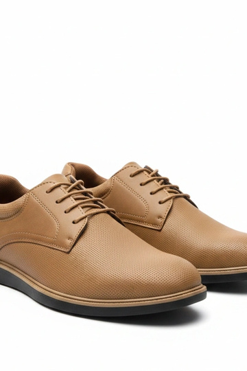 Braune Herren-Halbschuhe Oscar