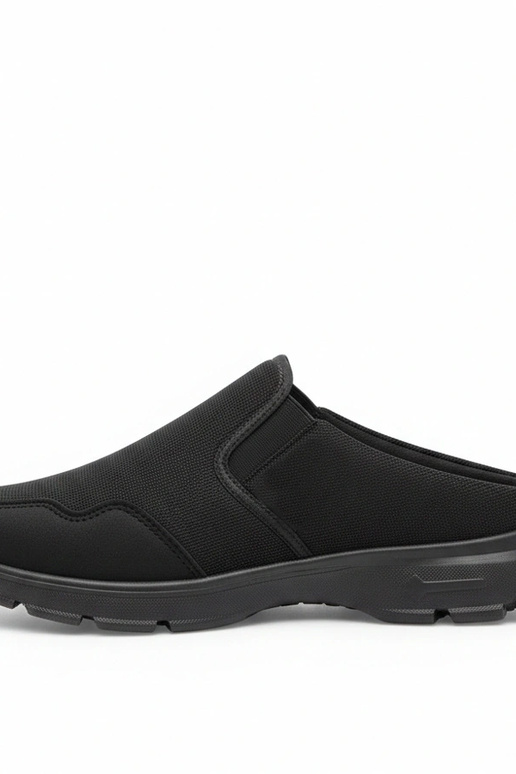 Schwarze Herren-Sneaker ohne...