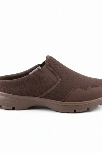 Braune Herren-Sneaker ohne Schnürsenkel Alexander