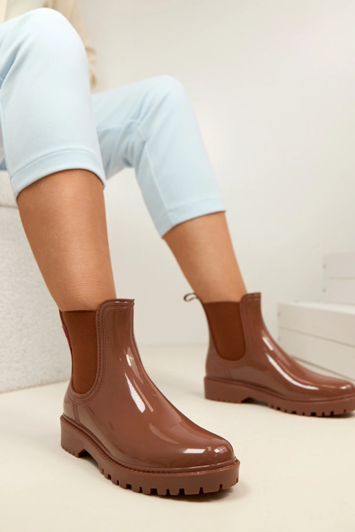 Braune Gummistiefel Alba