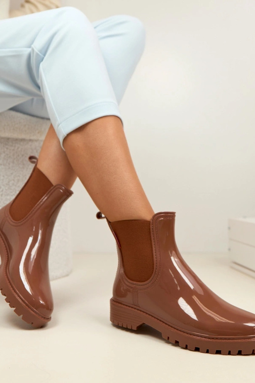 Braune Gummistiefel Alba