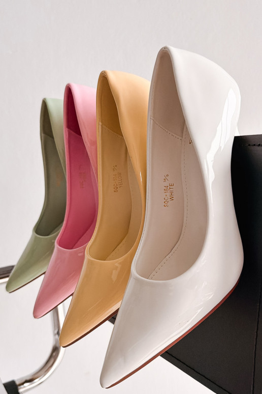 Klassische Lack-High-HeelsImitacji Skóry Zueiße Farbe Odira