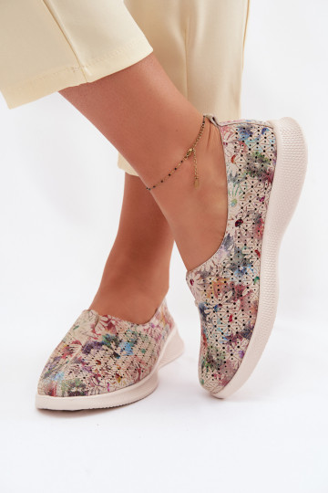 Durchbrochenes INildleder Schuhe Feminin Verschiedene Farben Eliva