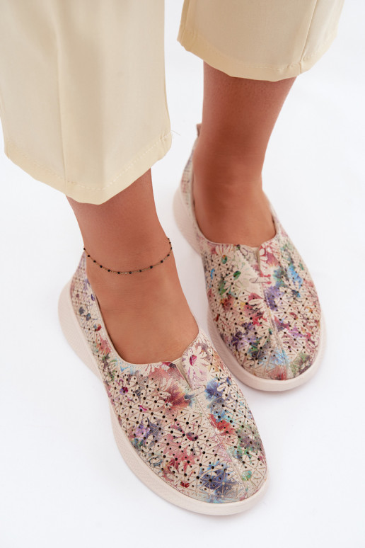 Durchbrochenes INildleder Schuhe Feminin Verschiedene Farben Eliva