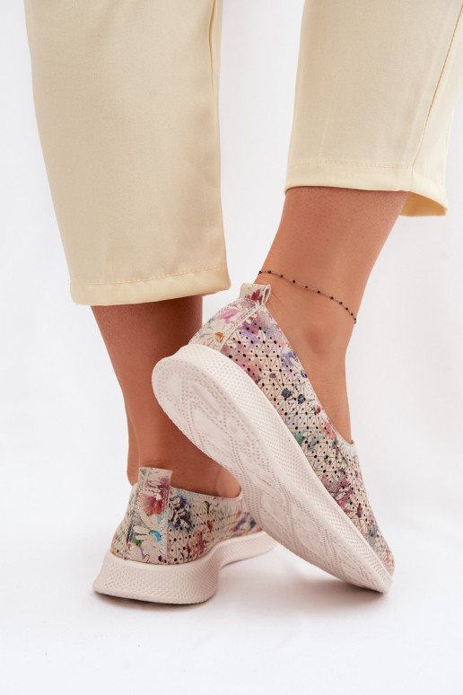 Durchbrochenes INildleder Schuhe Feminin Verschiedene Farben Eliva