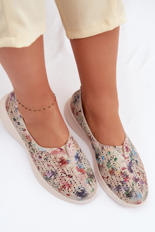 Durchbrochenes INildleder Schuhe Feminin Verschiedene Farben Eliva