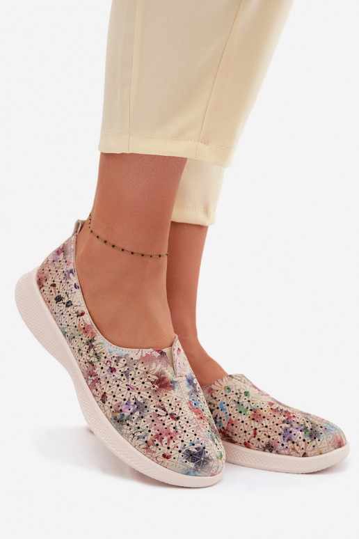 Durchbrochenes INildleder Schuhe Feminin Verschiedene Farben Eliva