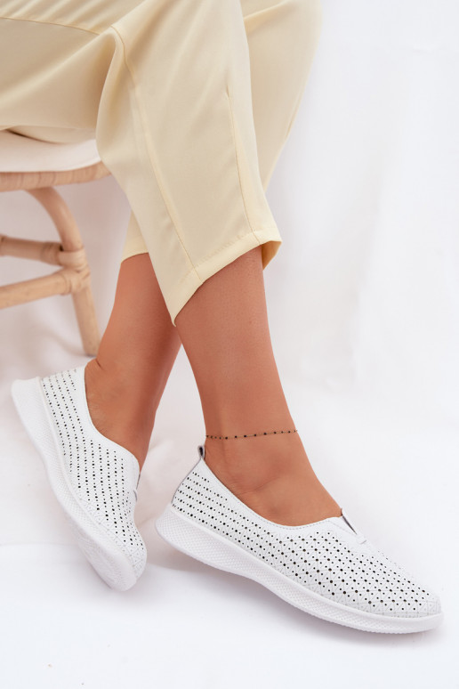 Haut mit durchbrochenen Elementen Schuhe Feminin Zueiße Farbe Eliva