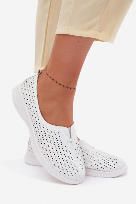 Haut mit durchbrochenen Elementen Schuhe Feminin Zueiße Farbe Eliva