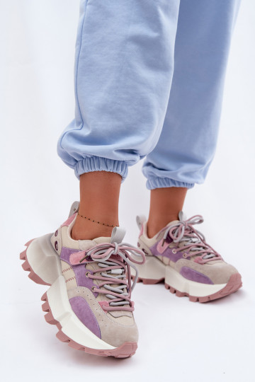 GOE TT2N4026 violette Wildlederschuhe für Damen