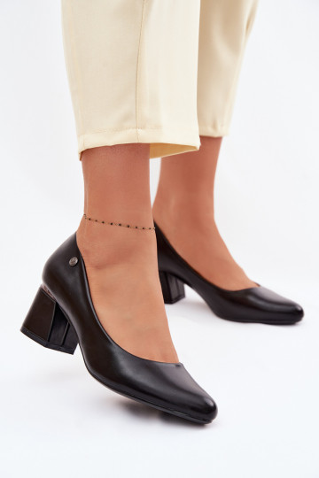 Schuhe mit Absätzen Vinceza 62292 schZuarze Farbe 2