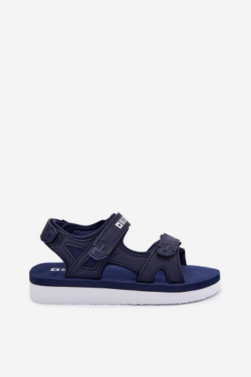 Feminin Sportlicher Stil Sandalen mit einer Plattform Big Star LL274792 Dunkelblau 2