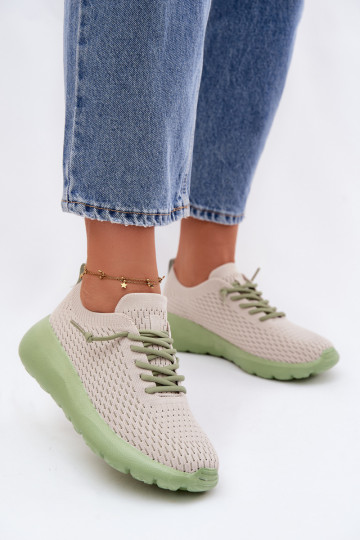  Turnschuhe Feminin Beige Helinae 2